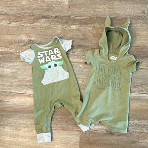 Star Wars Baby Yoda 12 months outfits